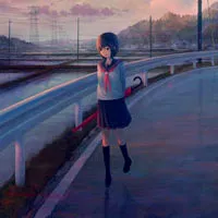 穿校服动漫女生图片头像第1张