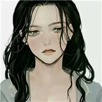 看起来冷冷的风格你喜欢吗?韩系高冷动漫女头像第1张