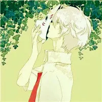 带帅气面具的动漫日本男生头像第1张