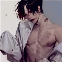 动漫腹肌男撩衣服头像第1张