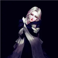 手绘唯美美女头像图片第1张