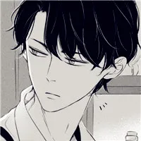 手绘头像男生黑白简约第1张