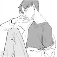 悲伤的头像二次元卡通头像男生第1张