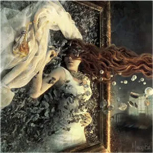 恐怖暗黑系动漫哥特风女生头像第1张