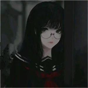 黑暗的动漫头像女第1张