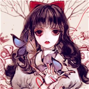 暗黑系病女头像动漫第1张