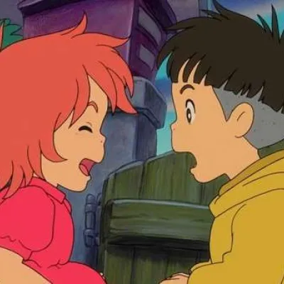 波妞和宗介的情侣头像第1张