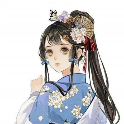 动漫古风女生头像忧伤第1张