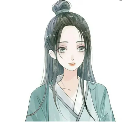 好看的微信头像女生古风古韵手绘标准美女第1张