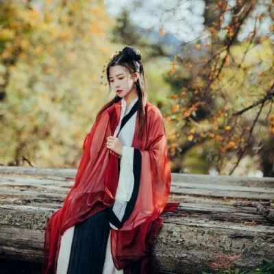 古风头像女红衣第1张