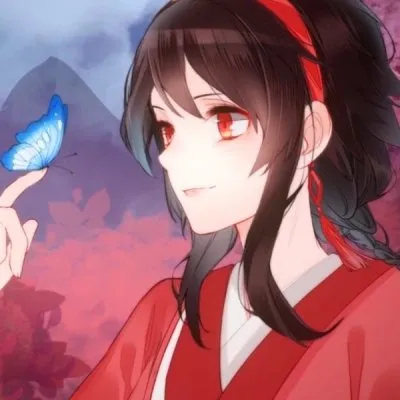 唯美古风手绘女生头像第1张