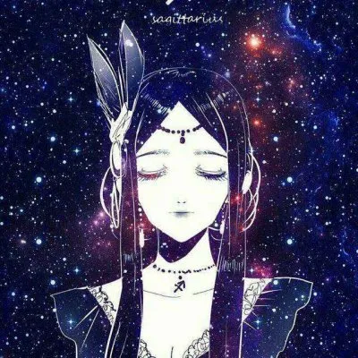 星座梦幻星空女生头像图片第1张