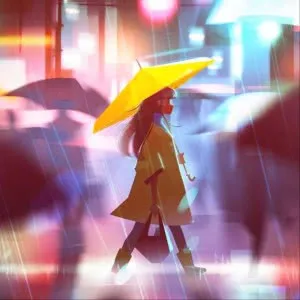 女生孤独的微信头像第1张