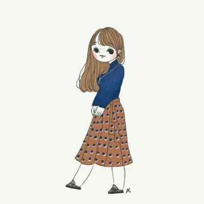 卡通可爱萌女孩头像图片第1张