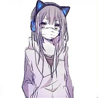 戴口罩的女生头像动漫第1张