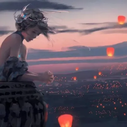 冷艳动漫女生头像第1张