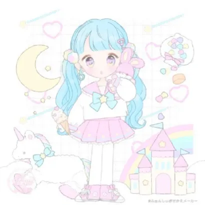 清晰可爱漫画女生头像图片第1张