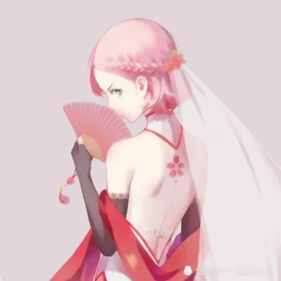 冷艳动漫闺蜜头像一对两张第1张