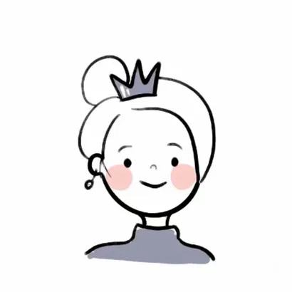 动漫头像女生可爱萌简笔画图片第1张