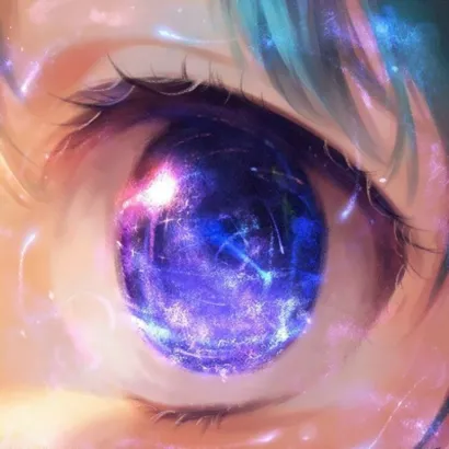 二次元女生眼睛头像第1张
