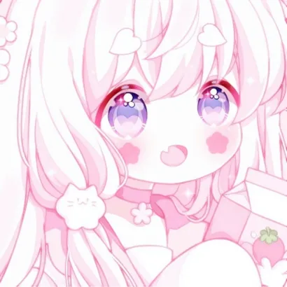 可爱动漫女生卡通头像第1张