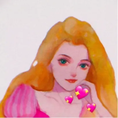 qq头像手绘画女生头像第1张