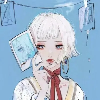 酷照片女生动漫头像第1张