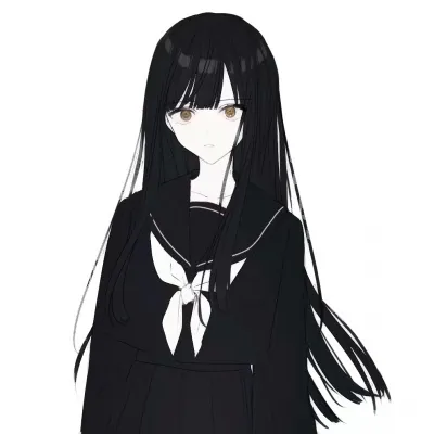 qq女生动漫头像冷酷第1张