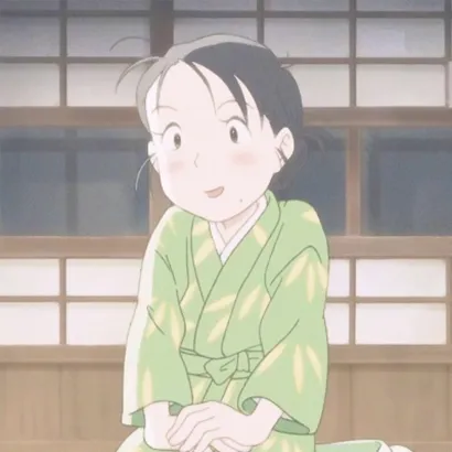 女生微信头像简约干净动漫图片第1张