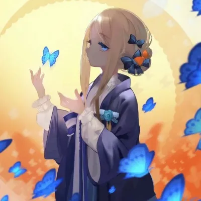 女生的动漫头像高冷图片第1张