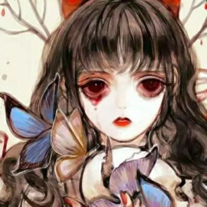 丧系萝莉头像动漫图片第1张