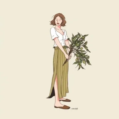 漂亮的漫画女孩头像第1张