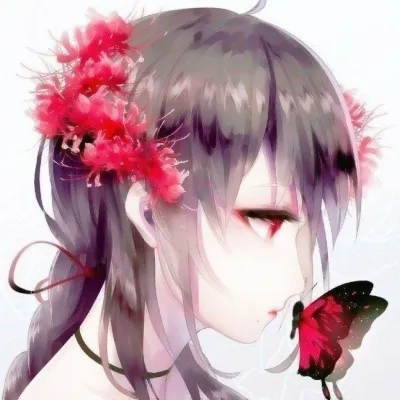 女生动漫头像唯美小清新第1张