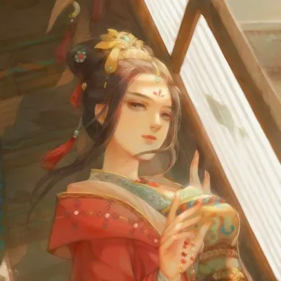 动漫古风唯美女生头像第1张