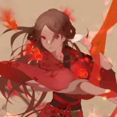 唯美女生古风动漫头像第1张