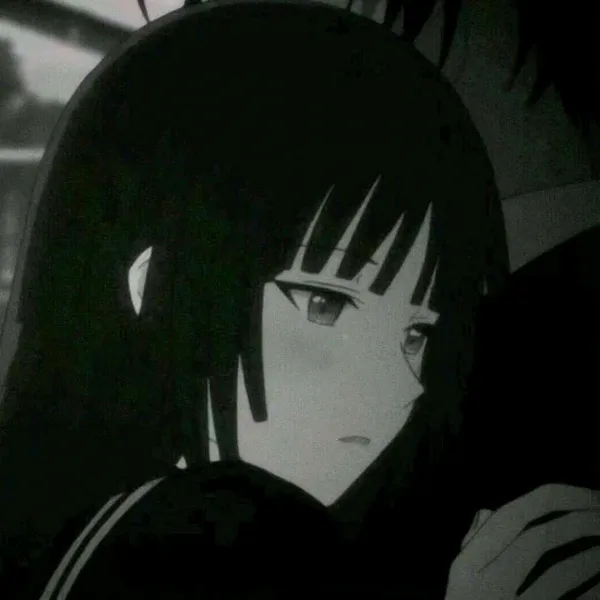 动漫丧女生头像伤感忧伤第1张