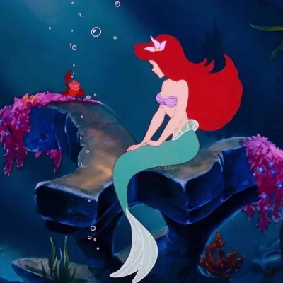 经典动漫公主背影图片头像第1张