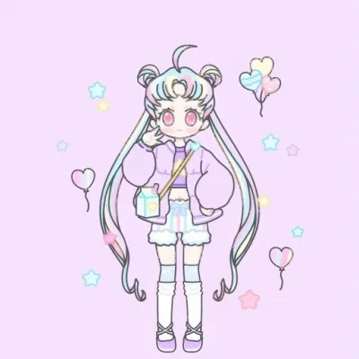 可爱卡通少女头像萌萌哒第1张