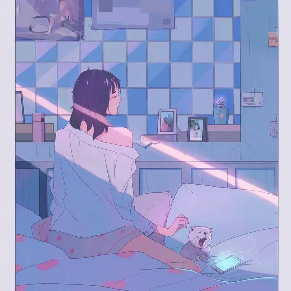 女生头像简单干净漫画第1张