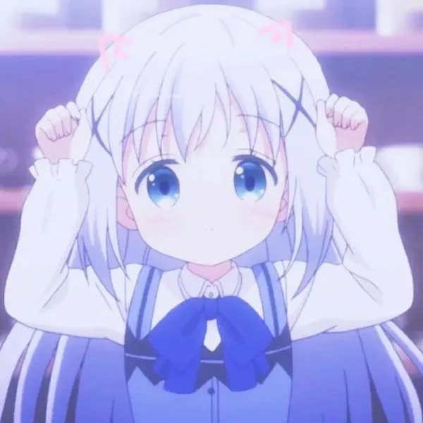 动漫女生头像蓝色系可爱第1张