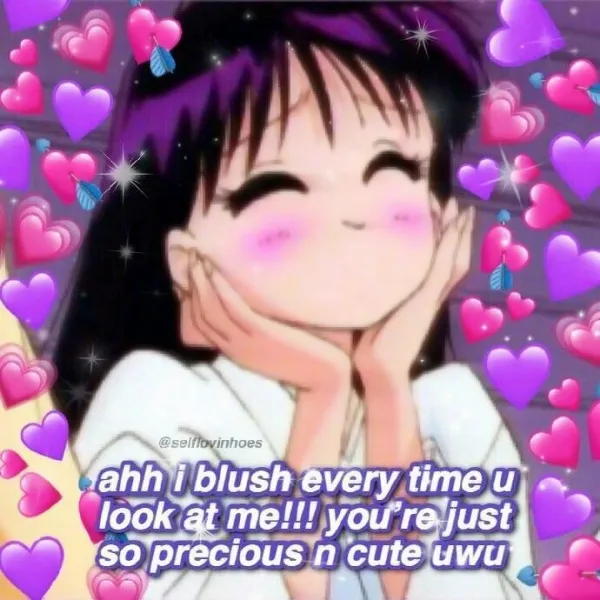 爱心卡通动漫女生头像图片第1张