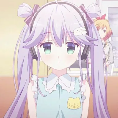 可爱双马尾动漫女生头像第1张