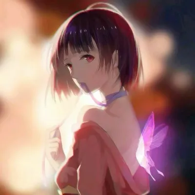 微信动漫头像女生冷酷第1张