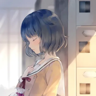 女生唯美意境动漫头像第1张