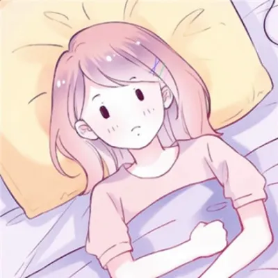 简约女头漫画图片第1张