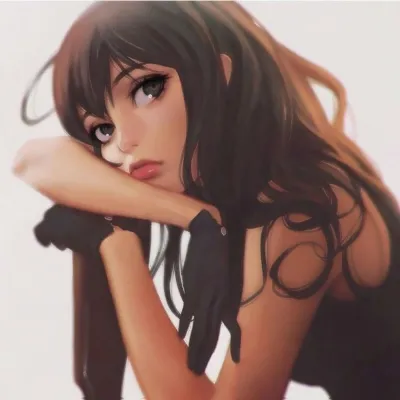 高清手绘头像女霸气冷酷无情动漫图片第1张