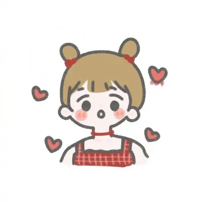 高清超萌的可爱卡通手绘头像女生图片第1张