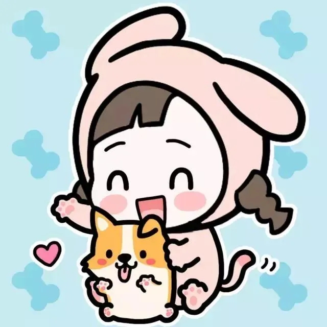 十张高清好看的微信头像女生卡通可爱呆萌图片第1张