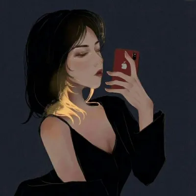 漫画高冷女生头像第1张