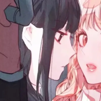 高清一对两张的动漫闺蜜头像二人配对图片第1张